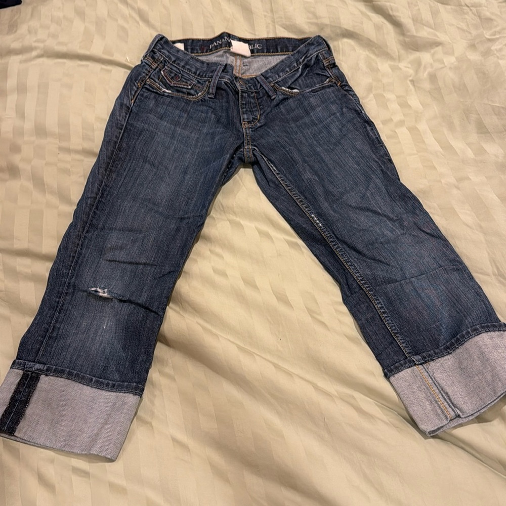 Pre-owned Banana Republic Capri Jeans. Size 0 Petite
